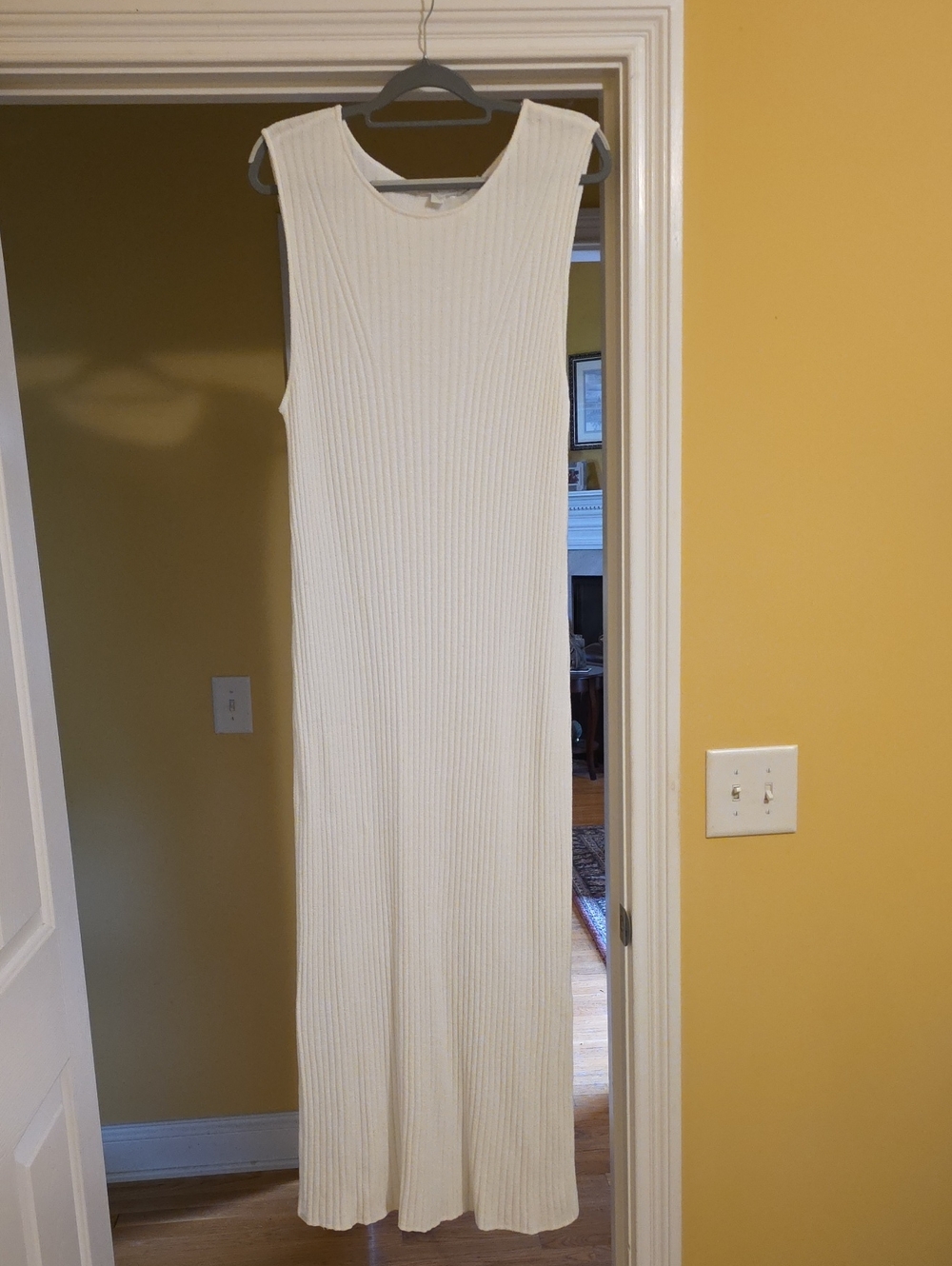 Barefoot Dreams Sleeveless Ribbed Maxi Dress in Sea Salt